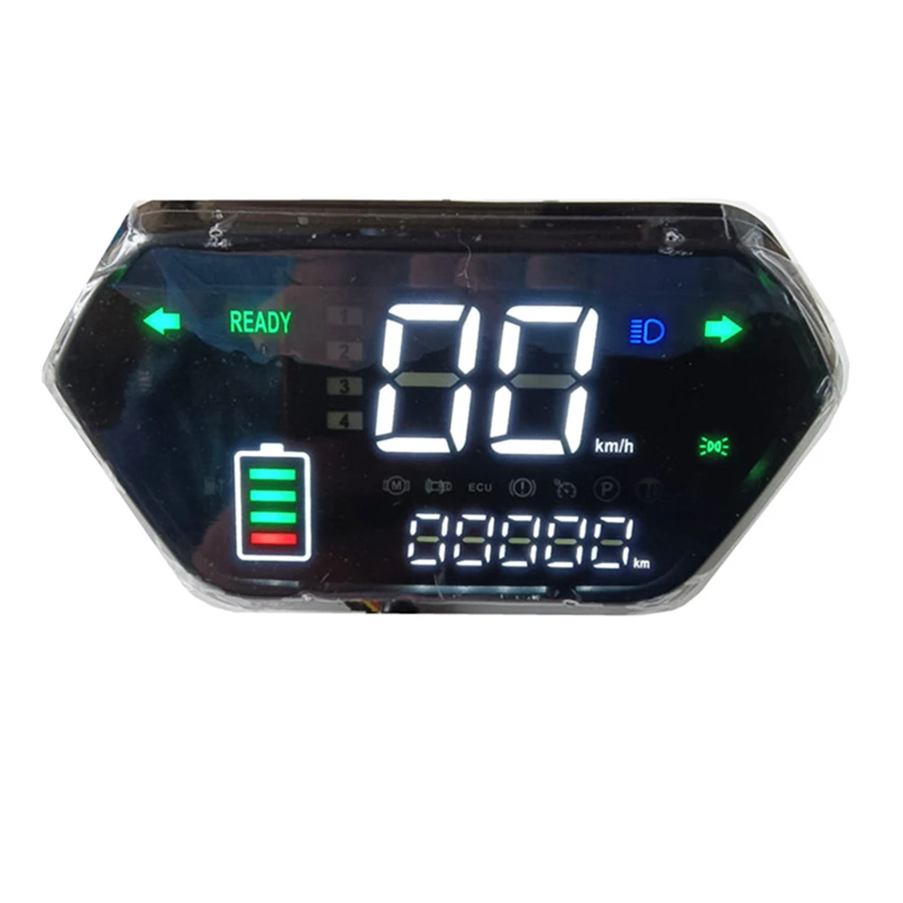 AliExpress 48V 60V 72V Brushless Controller Display Instrumentation Line Meter show Speed Battery Power