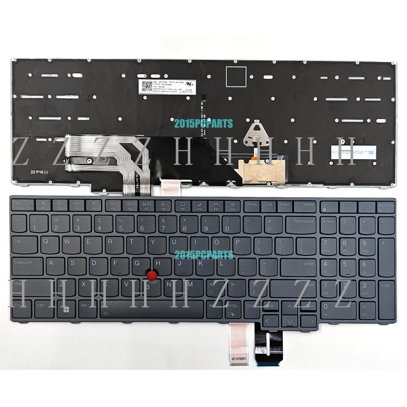 

Z New For Lenovo Thinkpad P16 Gen 1 21D6 21D7 P16 Gen 2 21FA 21FB Keyboard US Backlit