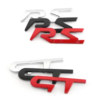 רכב מתכת GT RS קו ספורט תג סמל מדבקות מדבקה עבור רנו לוגן קליאו מגאן קנגו 1 2 3 4 קפטור קאדג'אר טווינגו דאסטר 8 best sales רנו ספורט GT - №3