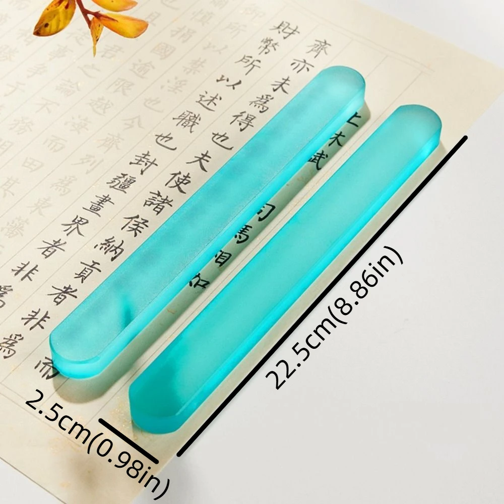Chinese Coloured Glaze Paperweight Professional Traditional Calligraphy Paperweight Writing Drawing Calligraphy Accessories