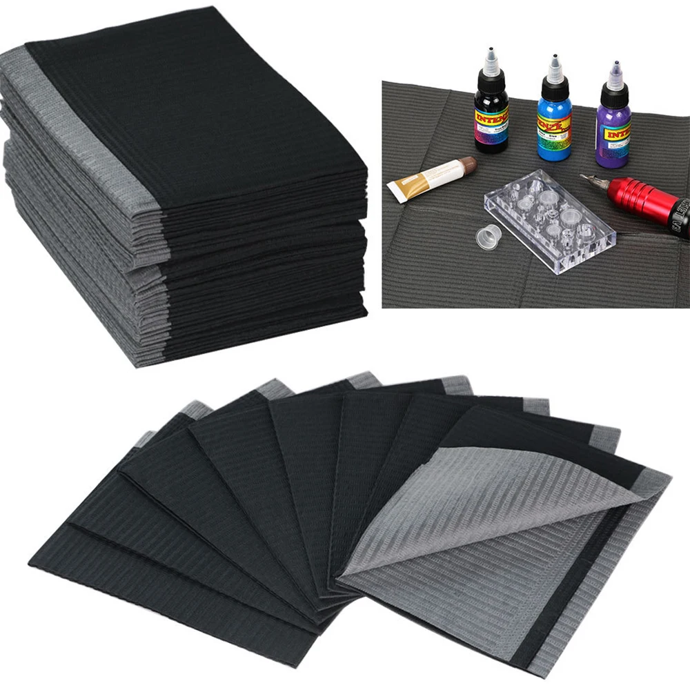 20/50pcs Tattoo Clean Pad Mat Waterproof Medical Paper Nail Art Table Pads Grafting Eyelash Extension Tool Makeup Accessories