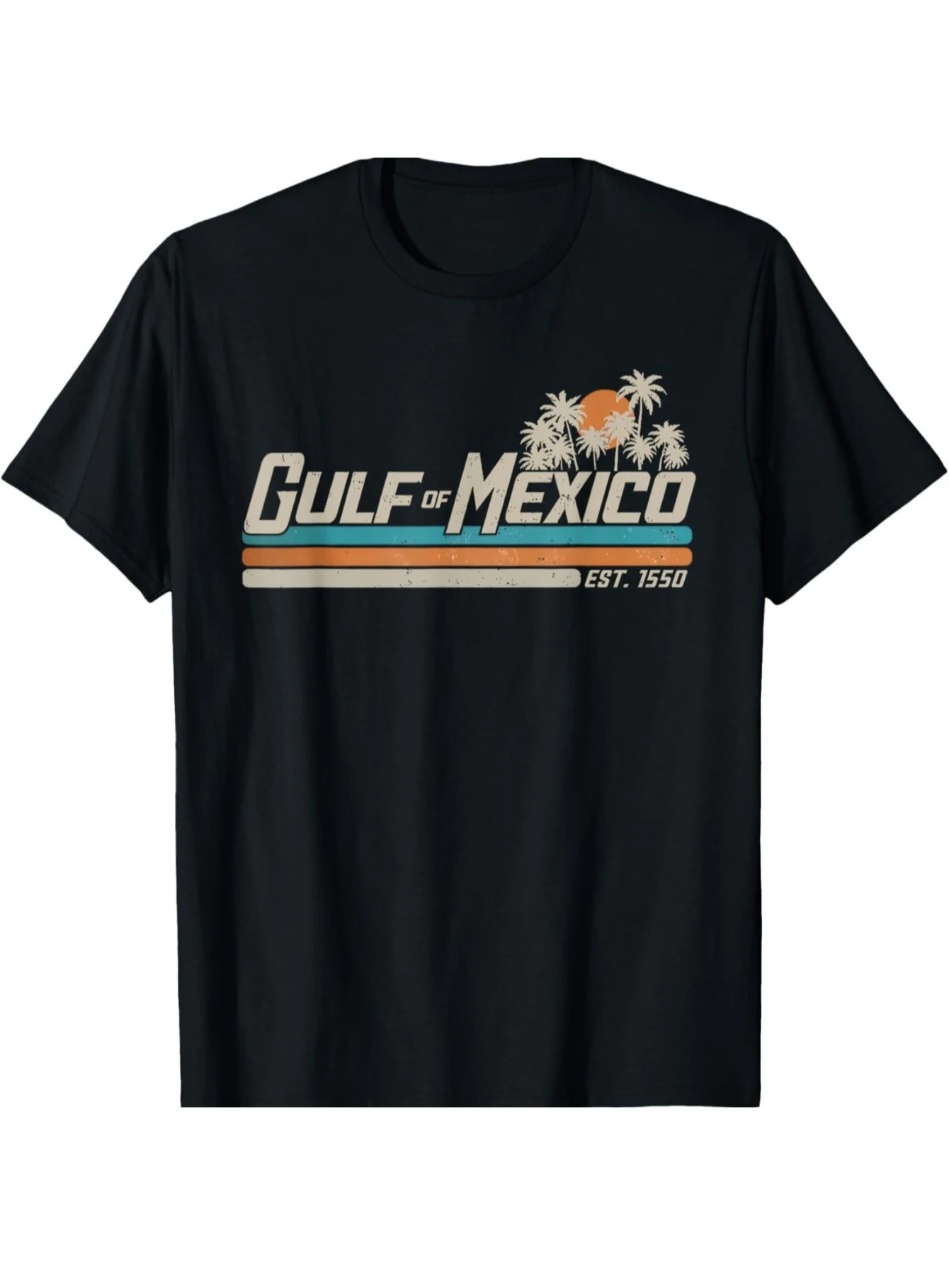 

Винтажная пляжная футболка Gulf of Mexico Since 1550.