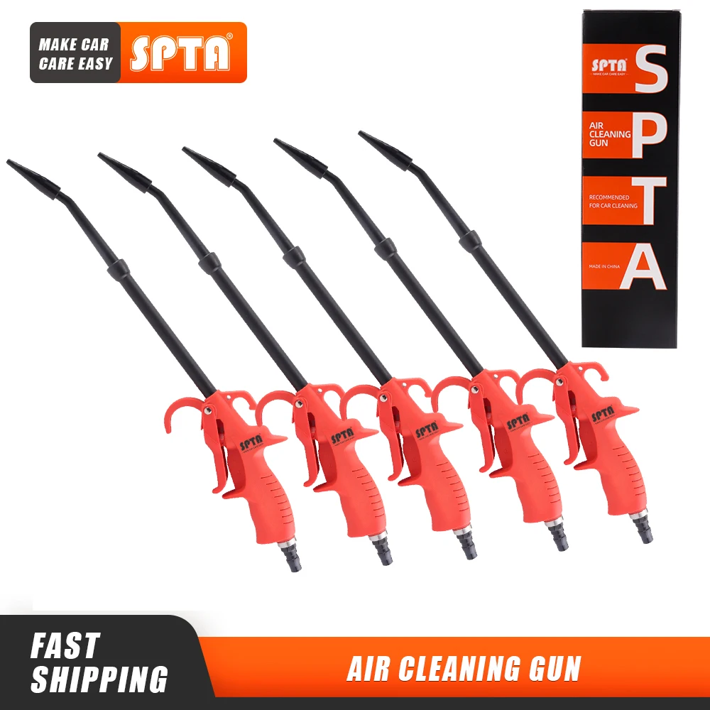 

(Bulk Sale 5pcs) SPTA Plastic Steel High Pressure Dust Blow Gun Air Gun Air Blow Gun Air Jet Gun Engine Cleaning Tool