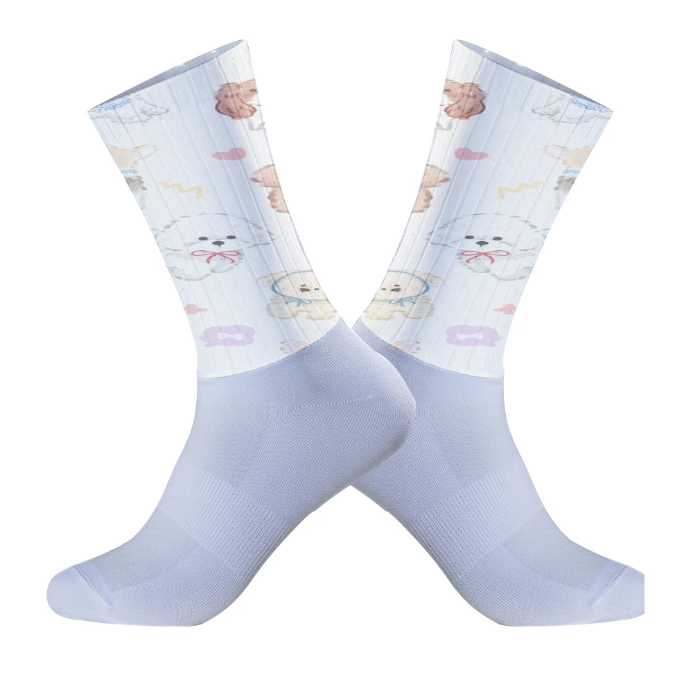 ถุงเท้าแปลกจักรยานส่วนบุคคลระบายอากาศผู้หญิงและผู้ชายกีฬาถุงเท้าวิ่ง