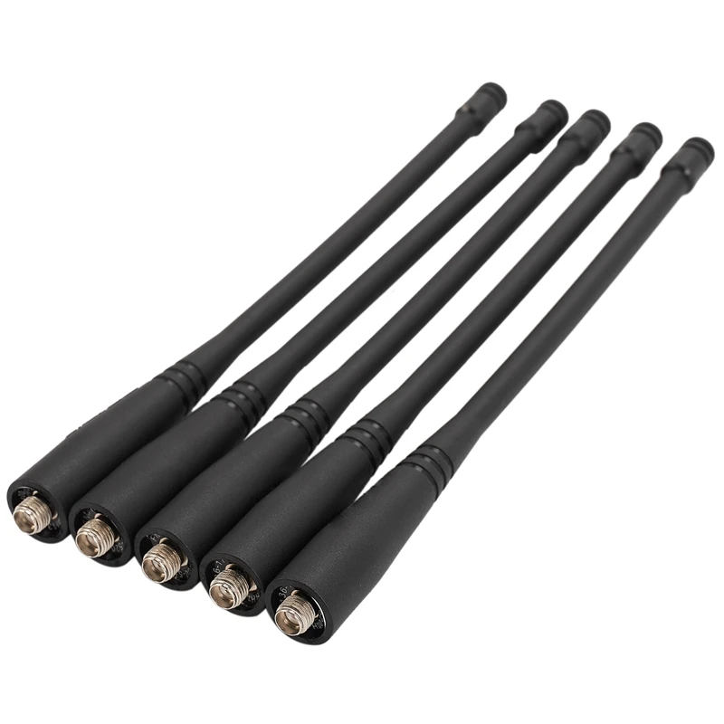 5Pcs Dual Band sma-femmina 17Cm lunghezza Antenna per Baofeng Uv-82 Gt-3 Uv-9R più walkie-talkie