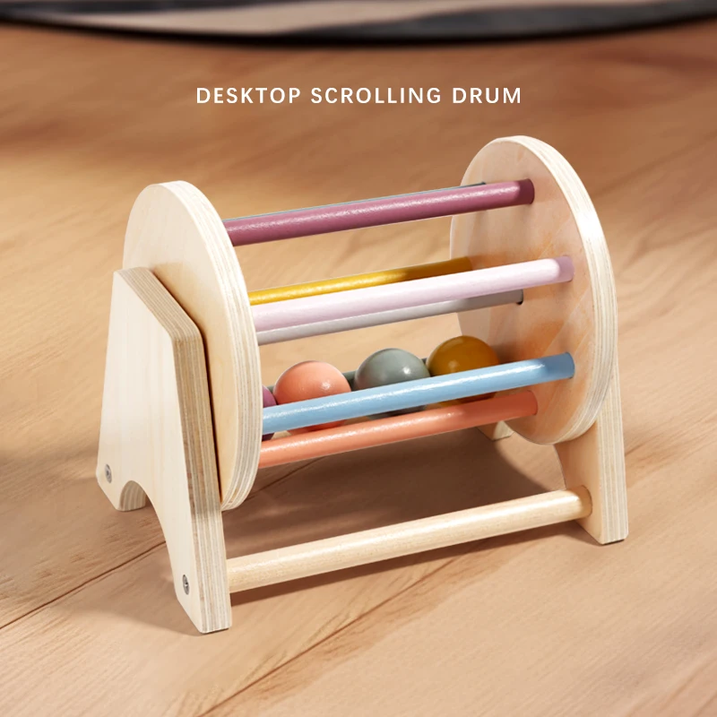

Montessori Infant Wooden Toys Coin Ball Busy Drum Color Shape Cognition Match Educational Sensory Toy Baby Teaching Aid Gifts