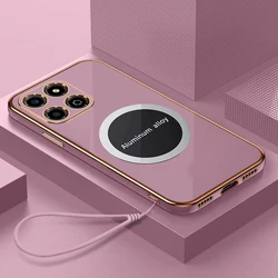 For Honor X8C Case Honor X8A Cover Honor X8 X8B X6S X6 Phone Case Honor X8 5G X6B X6A X7C X5B X5B Plus Back Cover Luxury Square