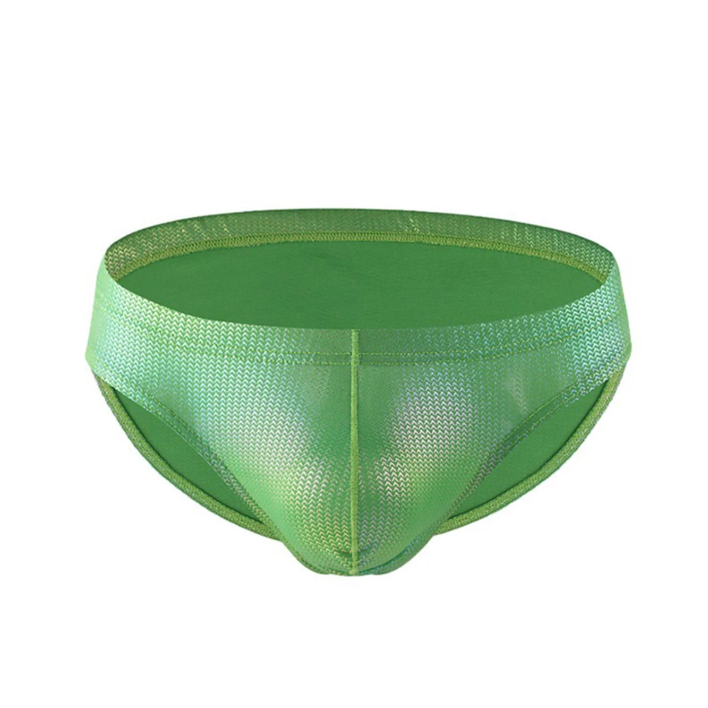 Mens Low Waist Elastic Briefs Underwear U Convex Pouch Panties Oil Shiny Seamless Underpants Hombre Jockstrap Erotic Lingerie