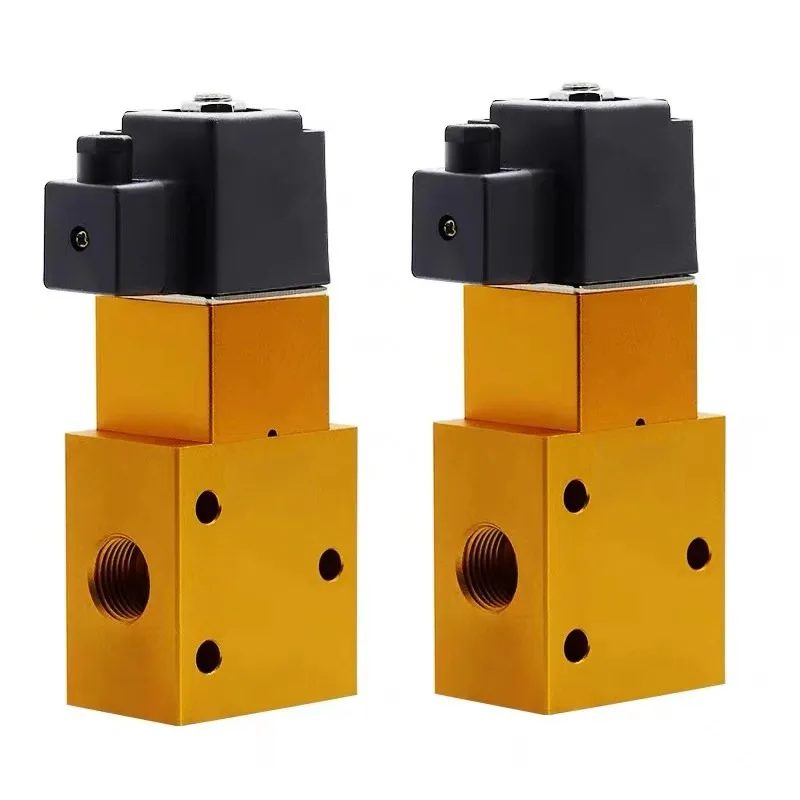Blow molding machine high pressure solenoid valve 4 points two-way solenoid valve