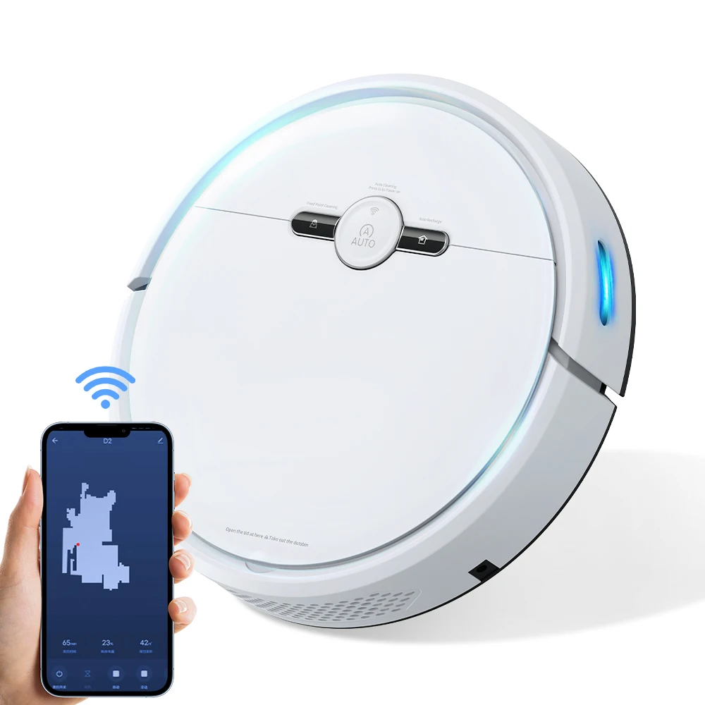 Robot Vacuum Cleaner With HEPA Filter And Obstacle Avoidance