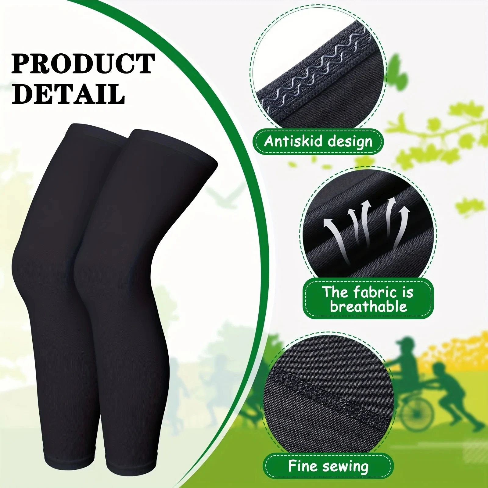Cycling Leg Sleeves UV Protect - Compression Calf Sleeve review and price