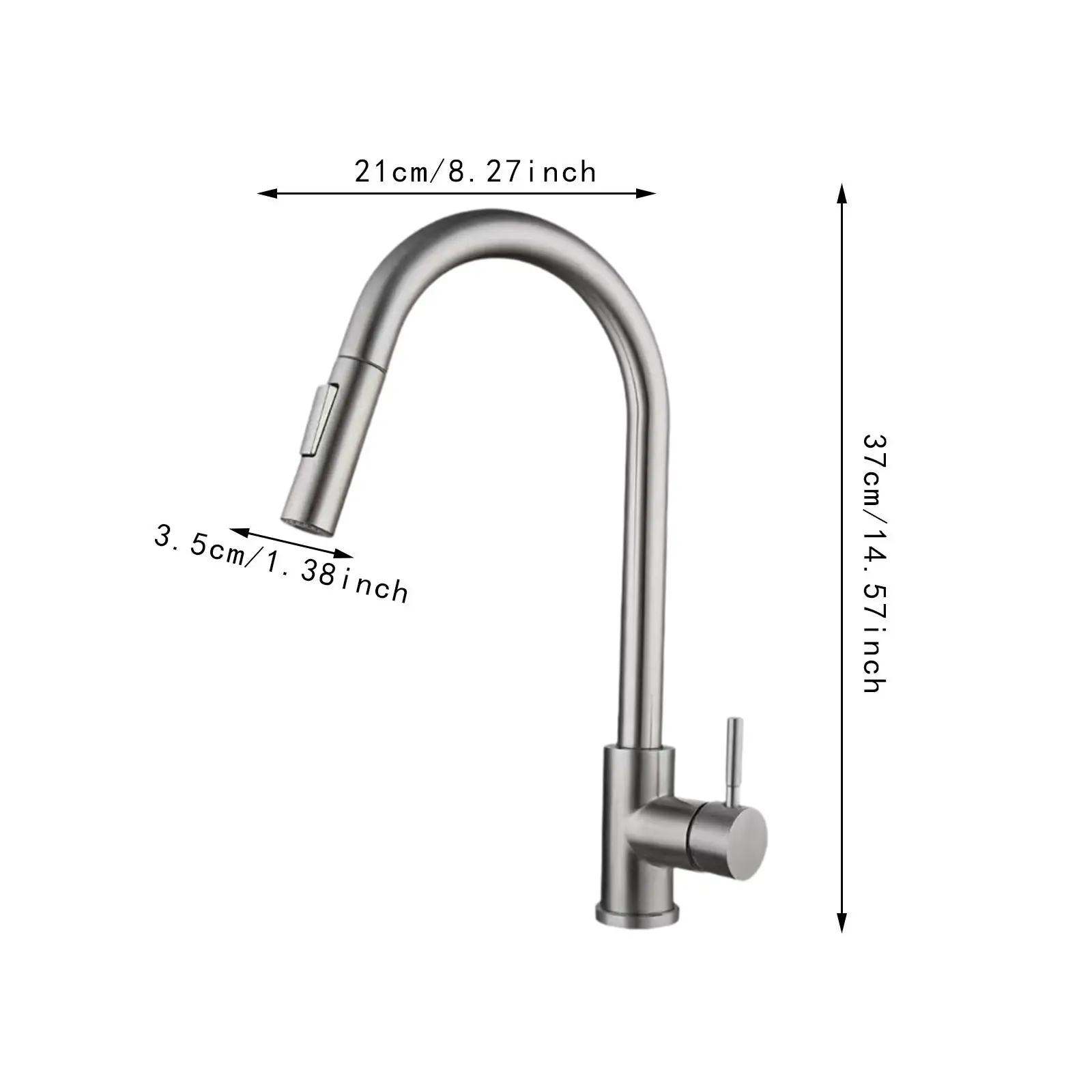 Pull Out Kitchen Sink Faucet Waterfall Kitchen Sink Faucet for Garden Hotel