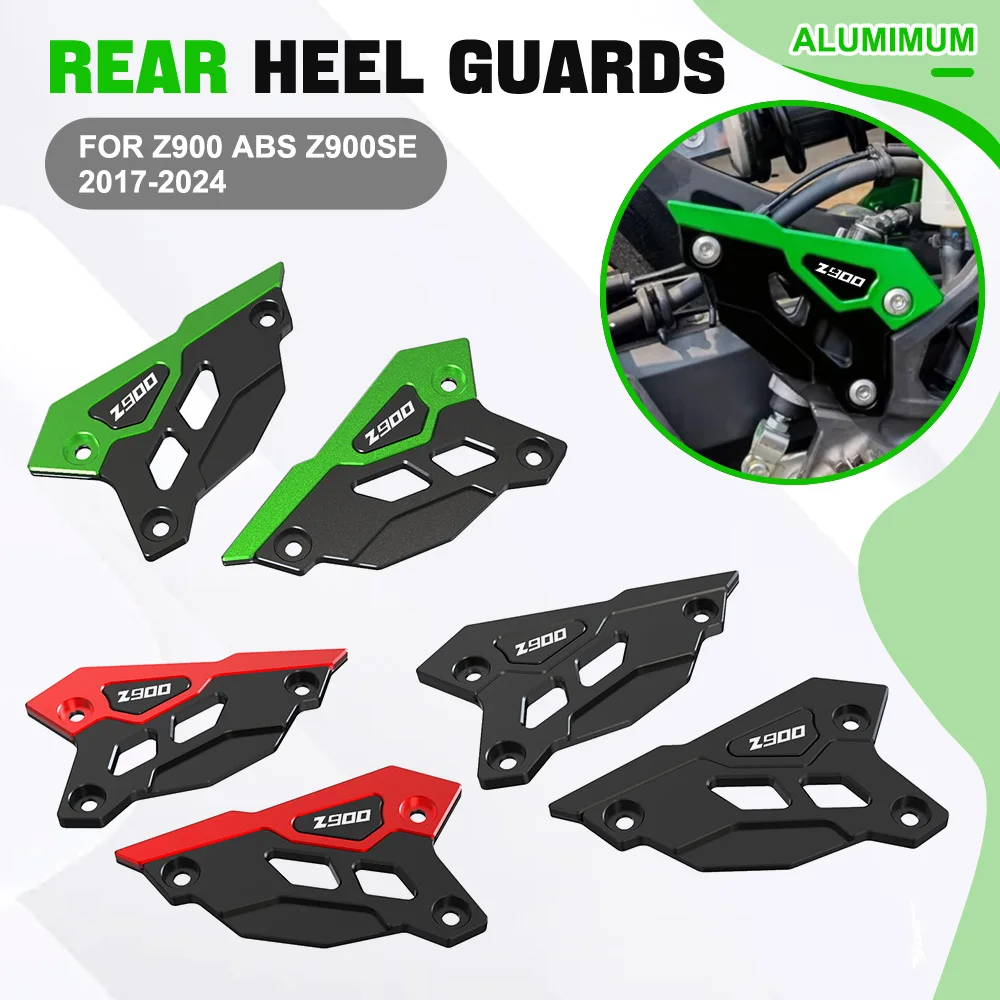 Z900 Motorcycle Rear Pedal Guard Heel Plate Frame Decorative Accessories For Kawasaki Z900 2017 2018 2019 2020 2021 2022 2023