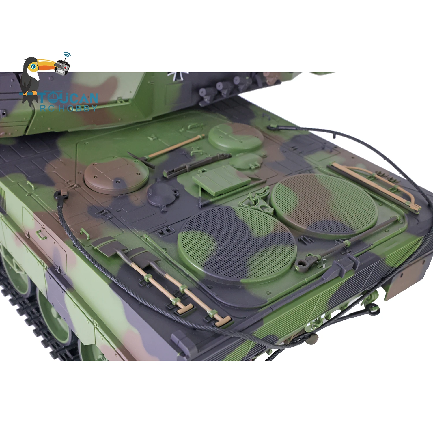 Prezenty 1/16 Heng Long 7.0 plastikowe Ver leopard d2a6 zbiornik RC 3889 gotowy do uruchomienia modelu dla chłopców zabawki na zewnątrz TH17573-SMT8