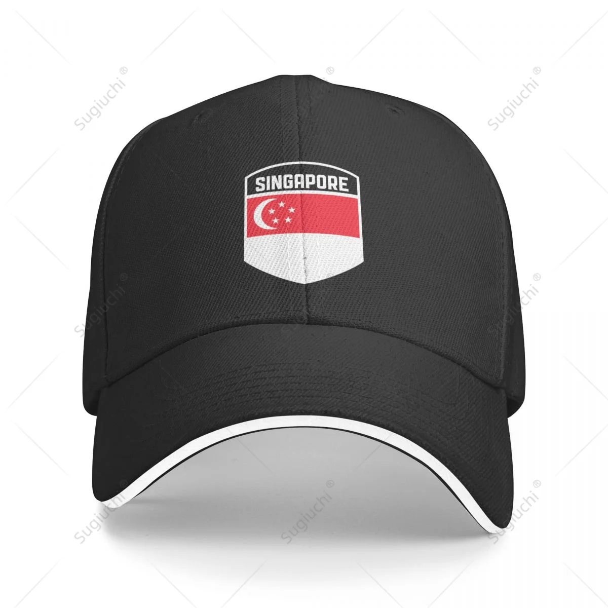 Multifunction Singapore Flag Shield Sandwich Baseball Cap Men Sports Casual Caps Golf Hat Fishing Outdoors