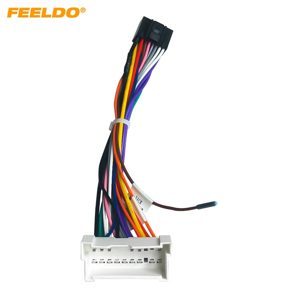 Car Stereo Radio 16PIN Adaptor Wiring Harness For Hyundai Tucson Elantra Audio Power Calbe Wire Plug