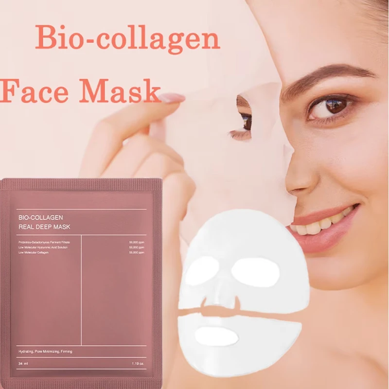 

Bio-Collagen Face Mask Collagen Protein Hydrogel Soft Gel Mask Deep Moisturizing For Women Skin Care Products 1/3/5/10pcs