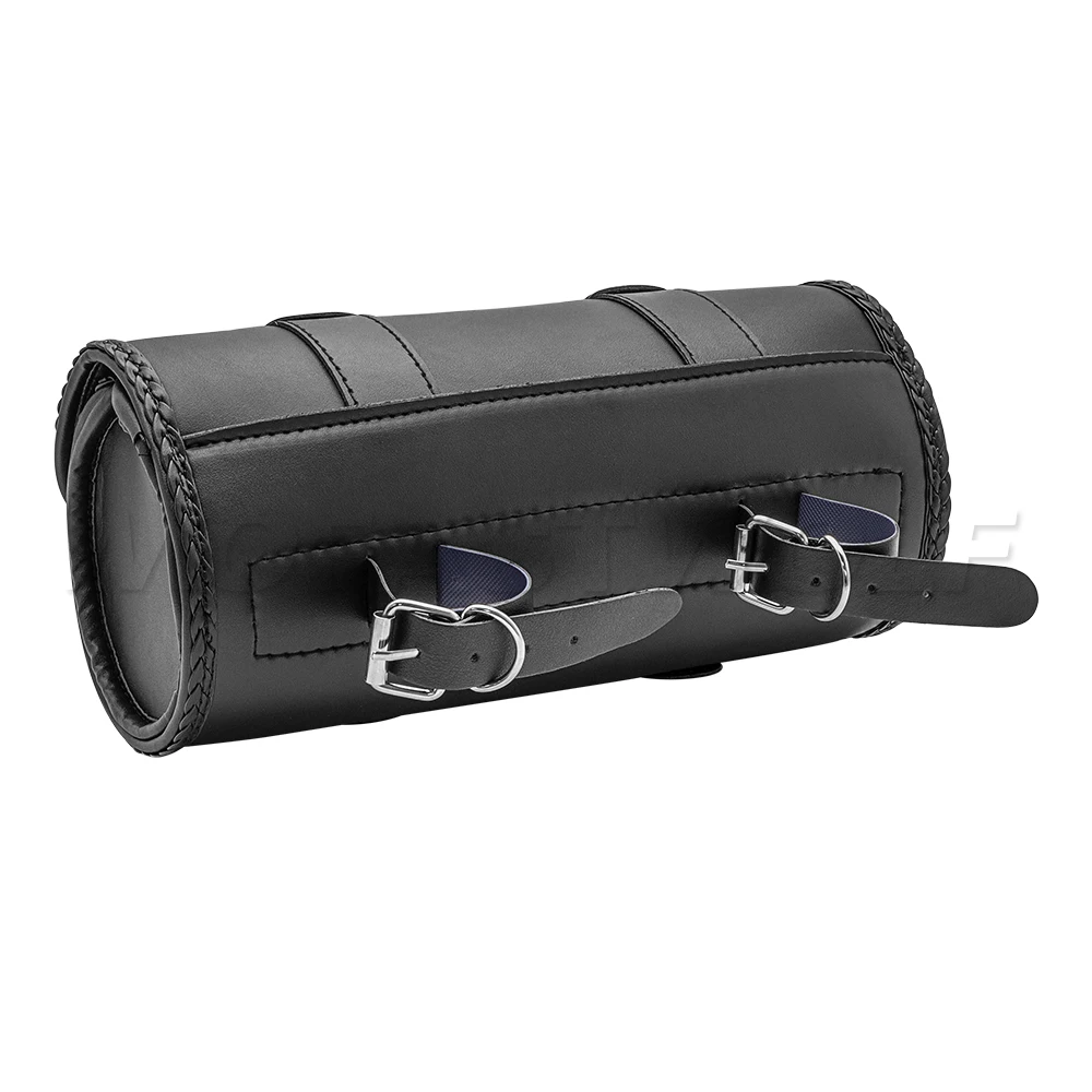 Motorcycle retro Saddle Bag Leather For Chopper Bobber Cruiser For Dyna For Softail For Sportster PU Front/Rear Tool Saddlebag