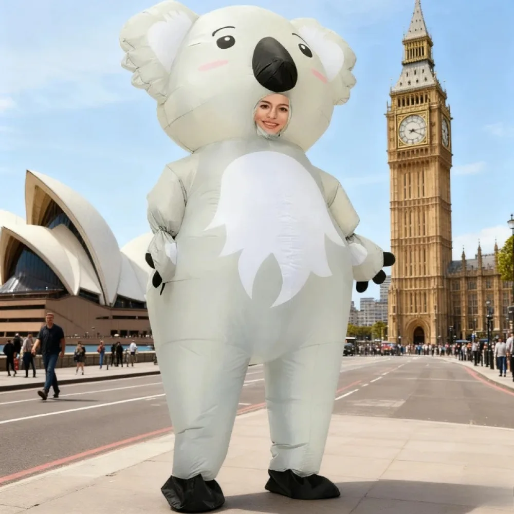 

Inflatable Koala Costume for Halloween Parties - Fun Role-playing Inflatable Cosplay Suit
