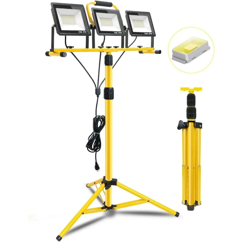 Best Heavy Duty Folding Tripod 21000 LED Work Light Holder 16.4 'Cable Workshop Light