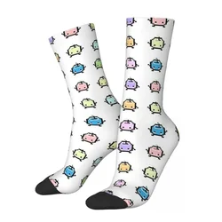 Stardew Valley Pastel Junimos Socks Harajuku Sweat Absorbing Stockings All Season Long Socks for Man Woman's Birthday Present