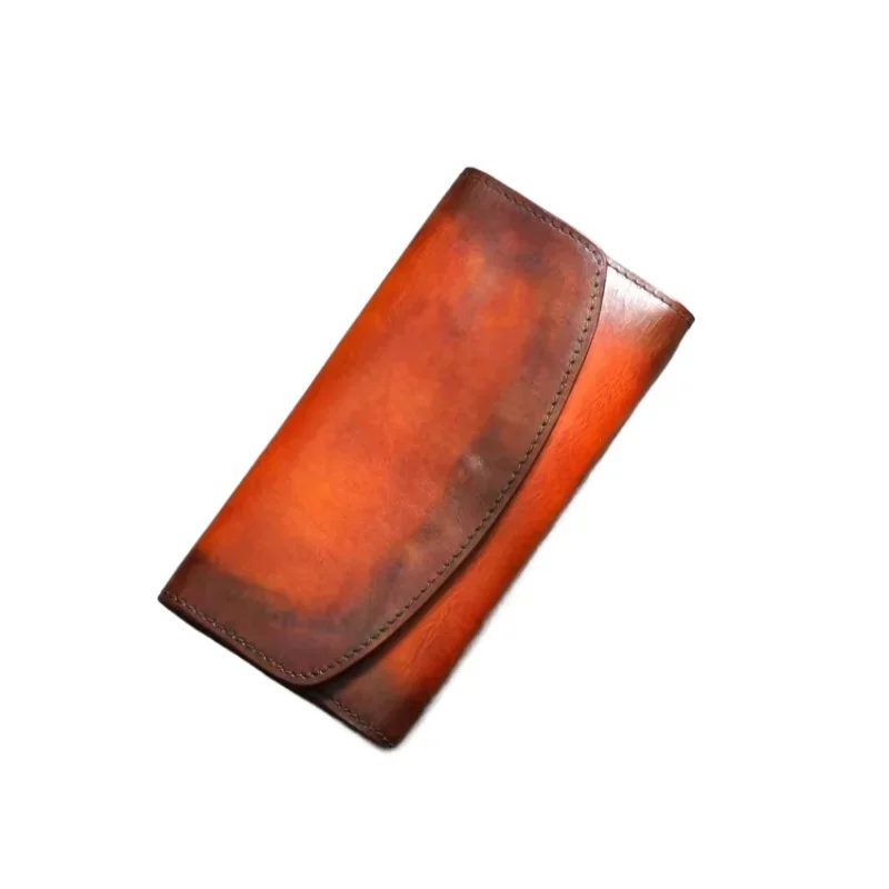 

Best Real Men Vegetable Leather Long Clutch Wallet Handbag Wallet