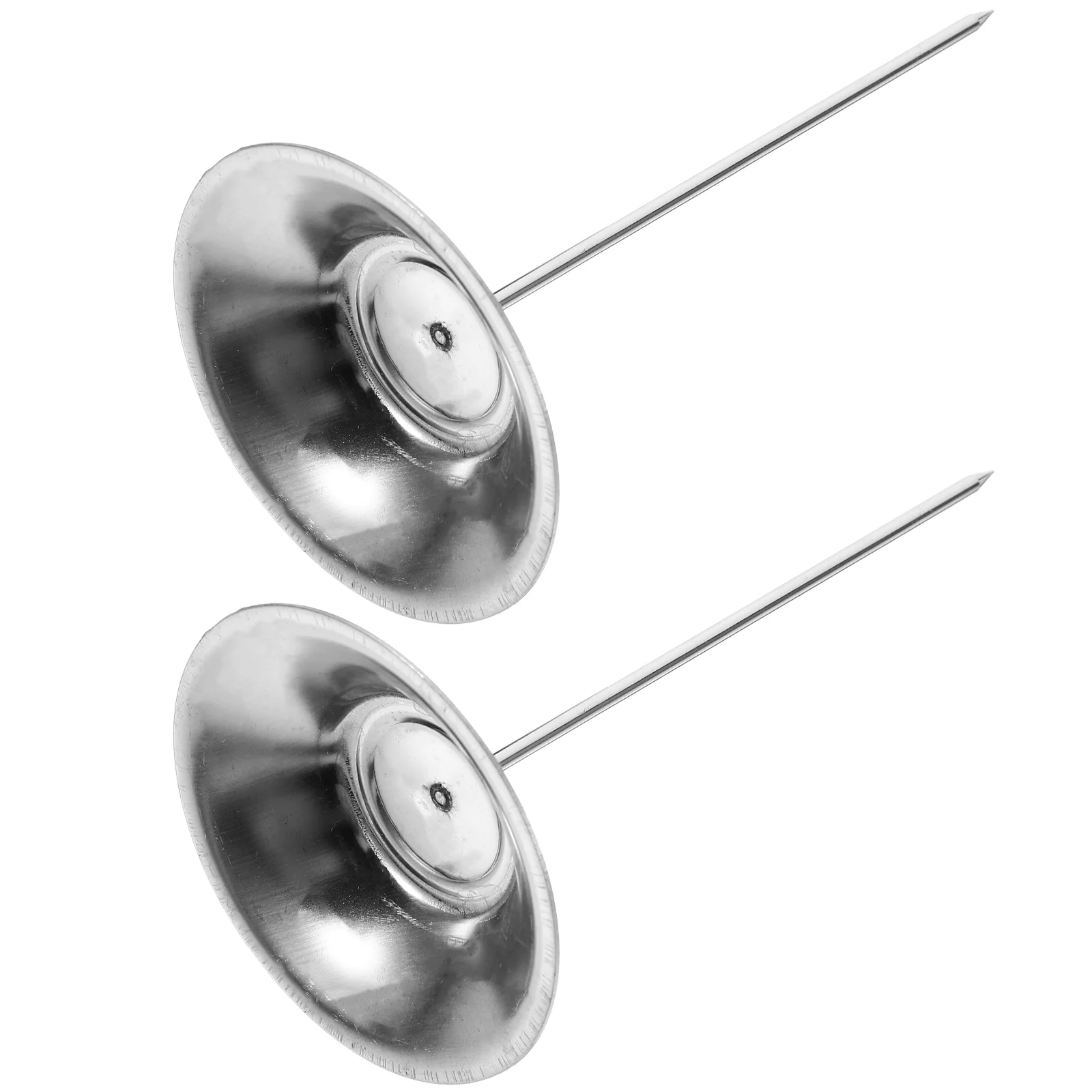 2 Pcs Restaurant Check Holder Bill Spindle Notes Invoice Accessory for Menu Summons Receipt Needle Folder Ticket Stabber