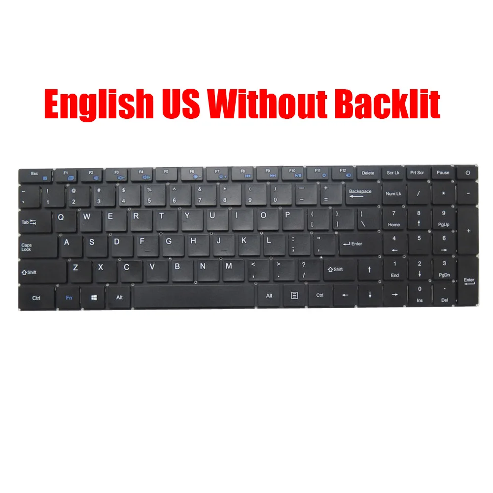 

Клавиатура для ноутбука F0006-051 MB3501051 Английская США без подсветки Черная Новая