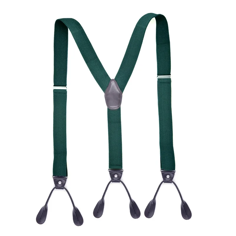 3,5X120 cm Taste Hosenträger Männer Männlich Hosenträger Leder Vintage Hosen Strap Herren Gürtel für Hosen Suspensorios