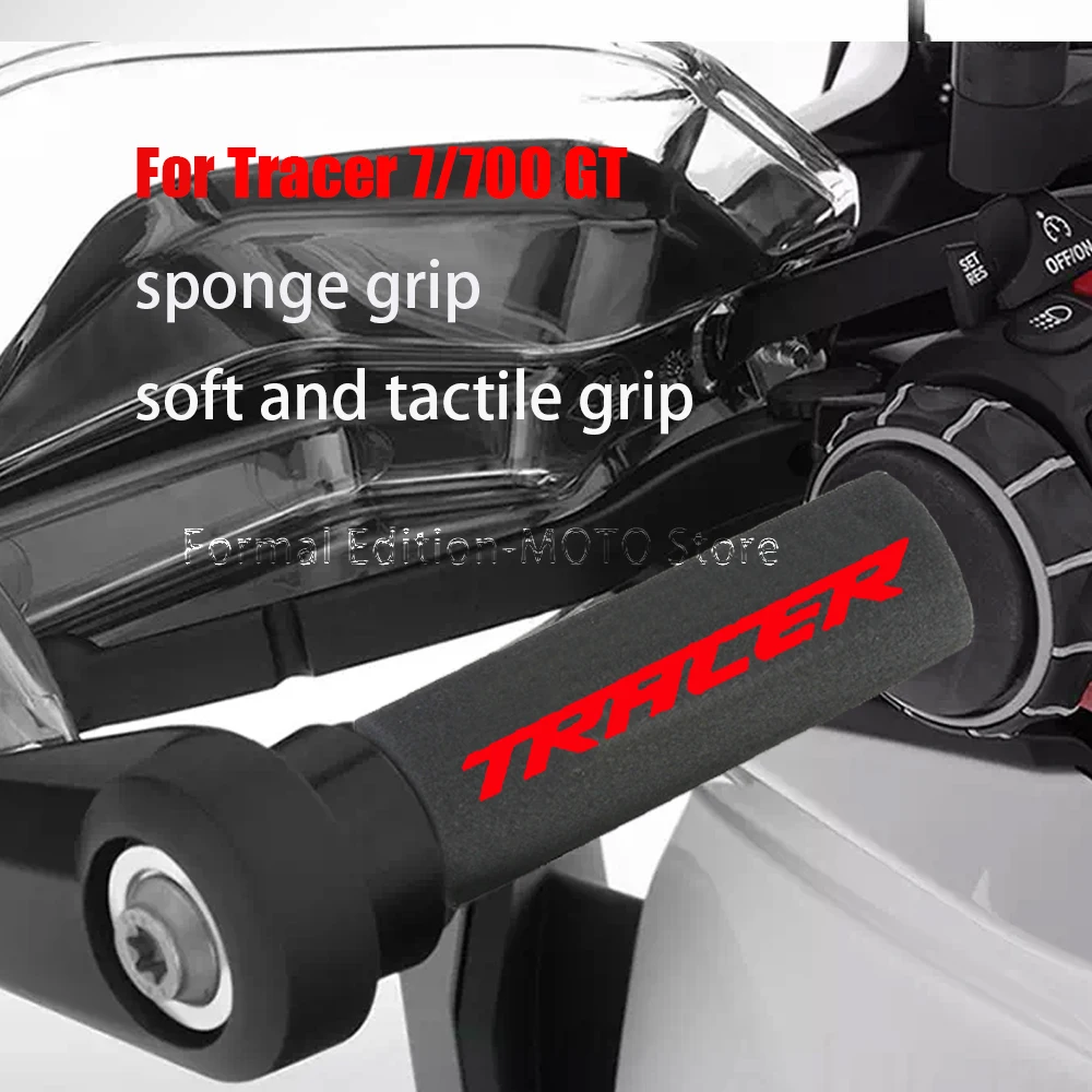 

For Tracer 7/700 GT Motorcycle Grip Cover Shockproof Handlebar Grip Sponge Cover Safety Materials Motorcycle Sponge Grip