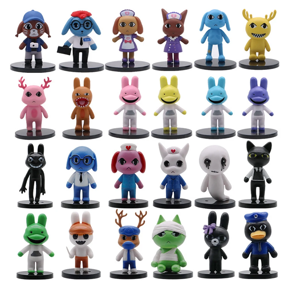 Animal Hospital Game Figures Cat Dog Character Statue Horror Figurines Collectible Desk Display Toy Handmade Peripheral Models
