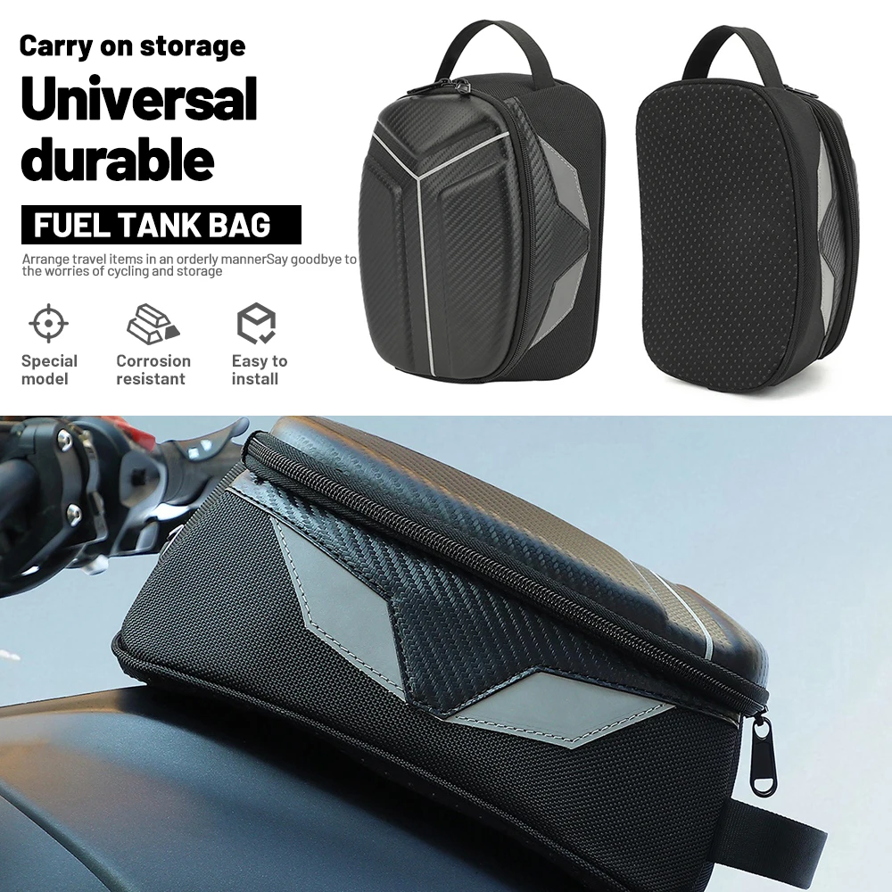 Waterproof Off-Road Motorcycle Fuel Tank Bag Magnetic Mounted Moto Touring Cargo Pouch Riding Gear