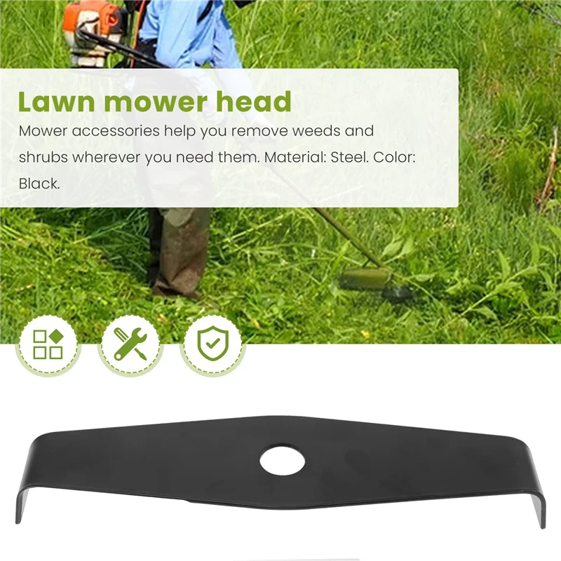 

F-3C Brush Cutter Grass Trimmer Head Knife Cutting Steel Blade 2 Tooth 2T Trimmer Blade 305 X 25.4 X 3Mm For Bush Brushcutter