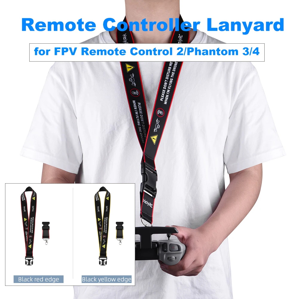 Drony pilot smycz na szyję dla DJI FPV Combo uchwyt z hakiem pasek Phantom 3/4 pas bezpieczeństwa Sling akcesoria do montażu