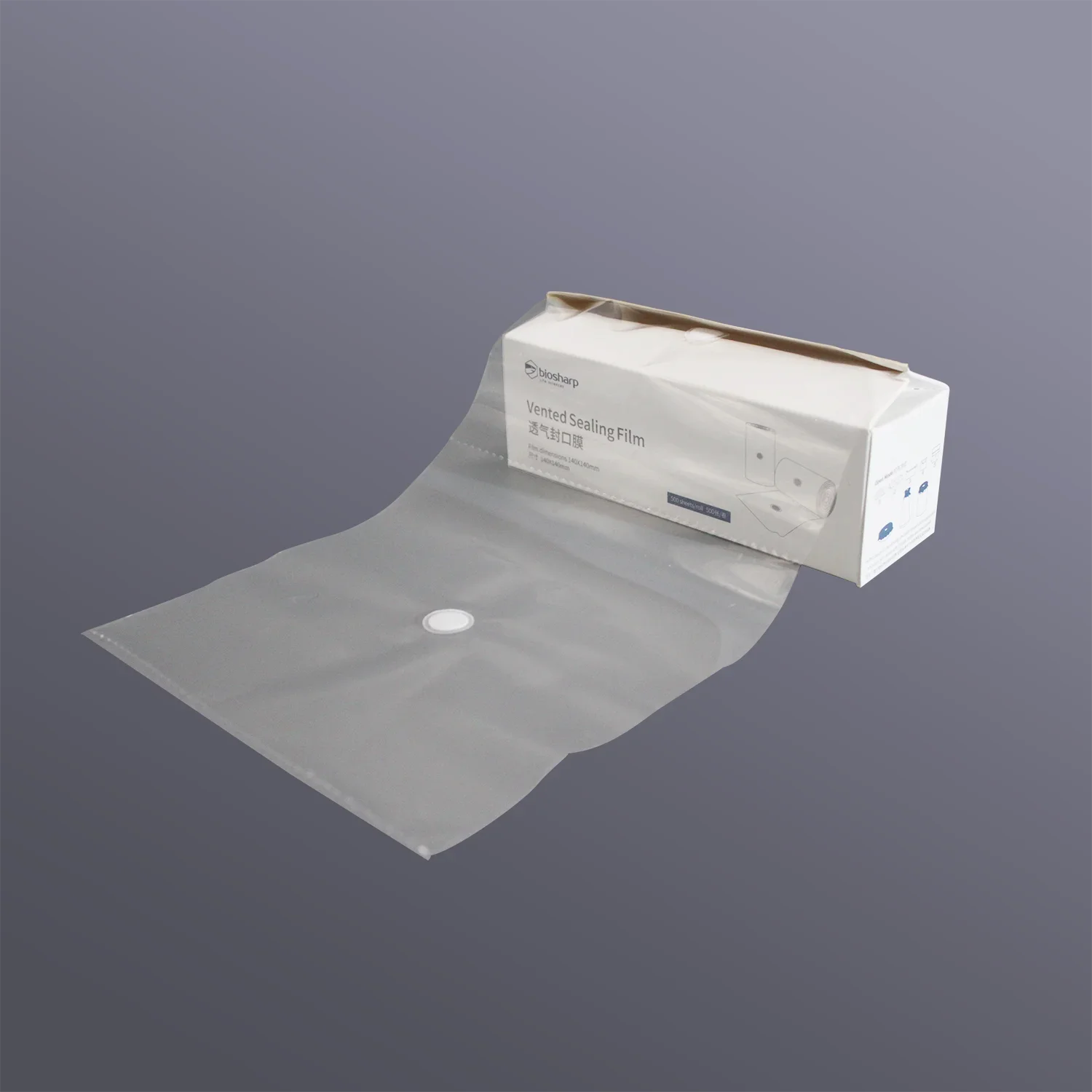 Biosharp Filter Breathable Sealing Film 500 Sheets/box 12/14/16cm Autoclavable Triangle Flask Culture Container Sealing Film