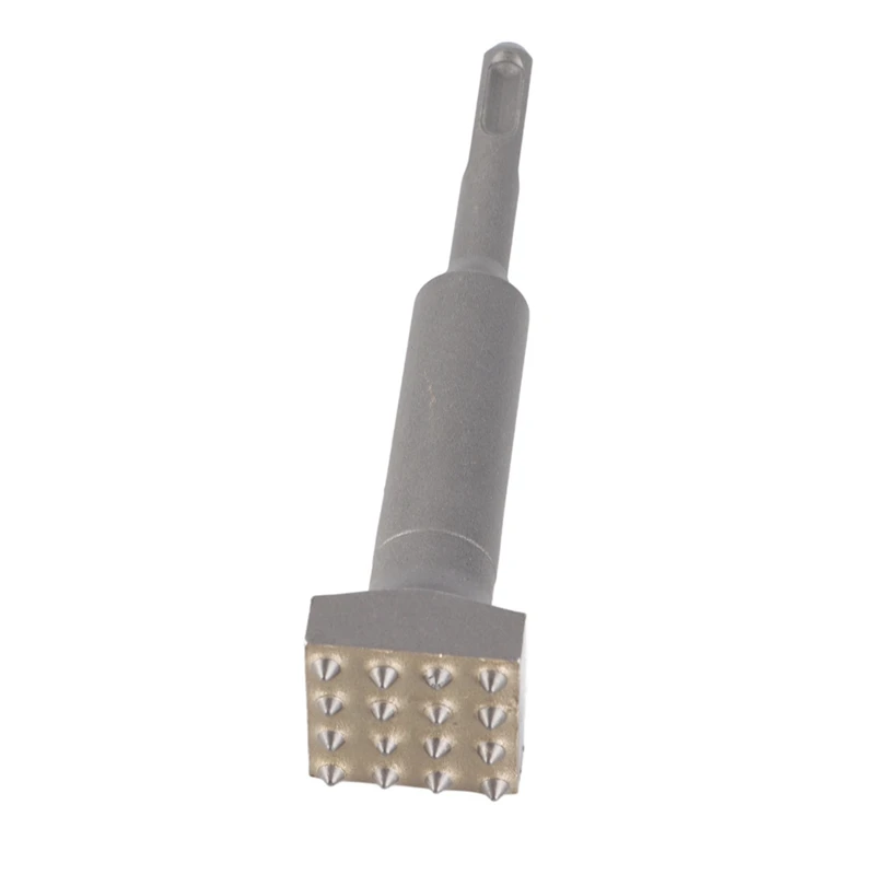 ABVJ-6Inch Testa quadrate Boccola Punta in acciaio Elettrico Fiore Martello Punta da trapano Scalpello con scanalatura per calcestruzzo