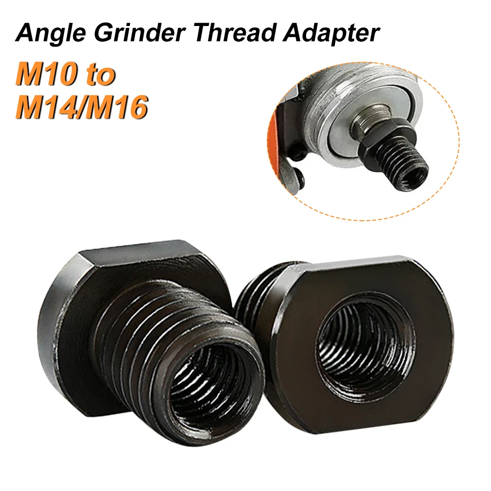 

Angle Grinder Thread Adapter M10 to M14/M16 Thread Converter Quick Connect Adapter for Angle Grinder Cutting Disc Saw Blade