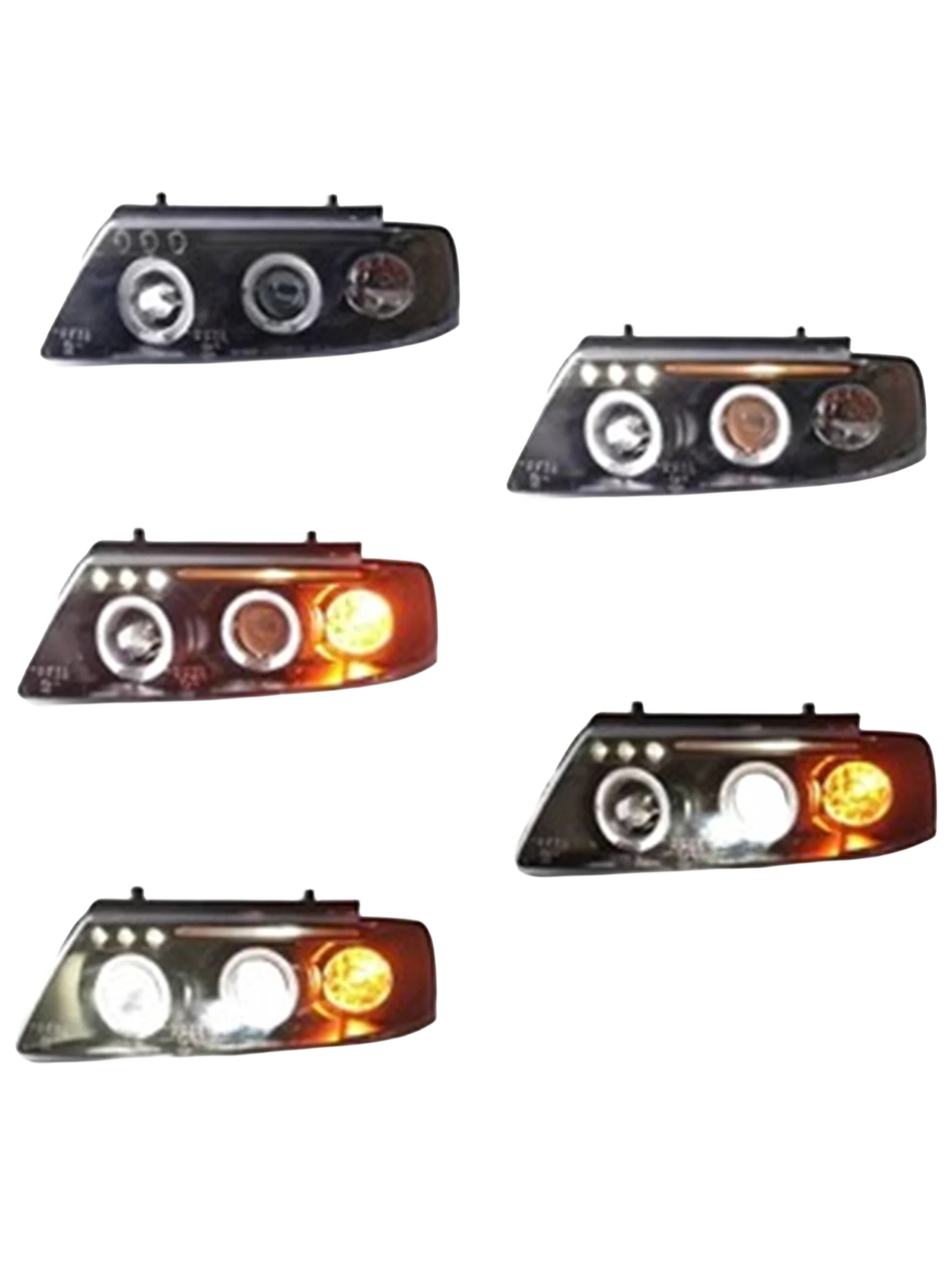 

LED angel eye headlight assembly For Volkswagen vw passat B5 98-05 DRL daytime running light Turn signal