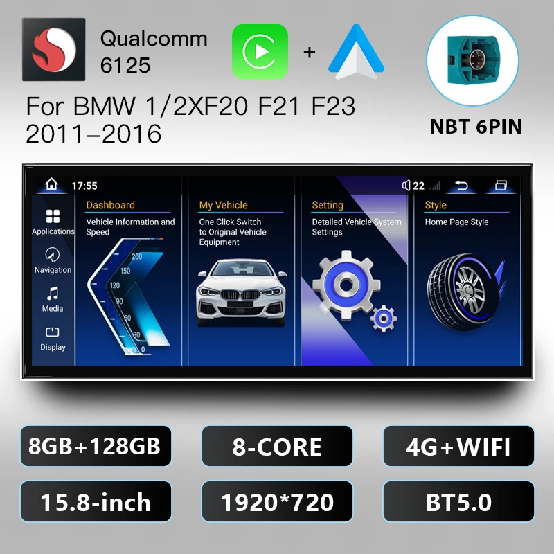 15.8" Android 14 Ca…