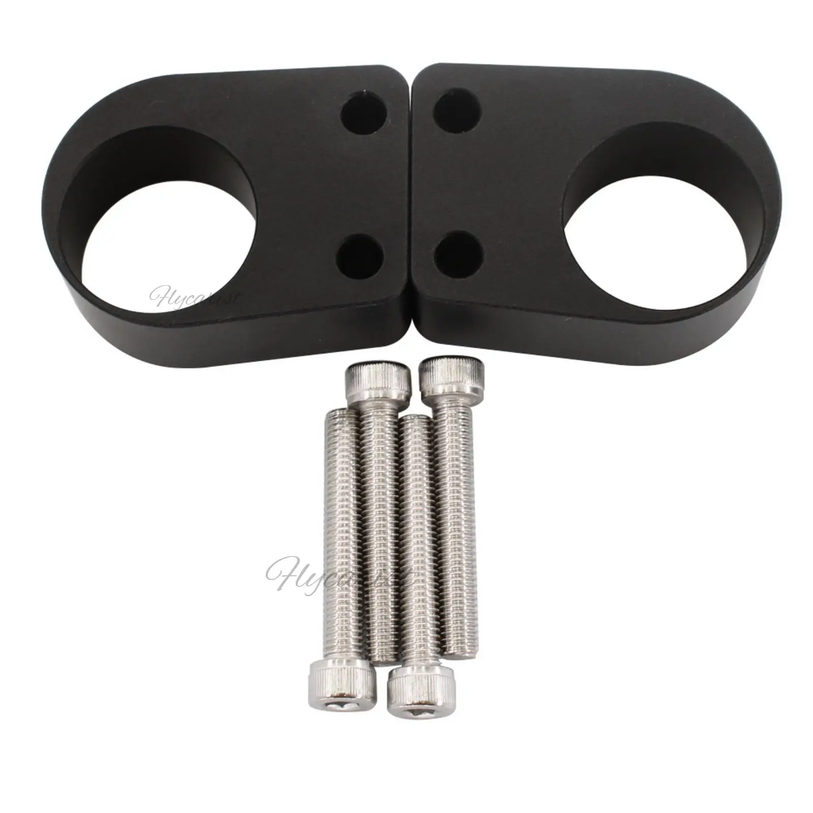 

CNC 1"25mm Handlebar Risers Bar Adapter For Kawasaki Ninja EX250 250R 300 300R 08-19