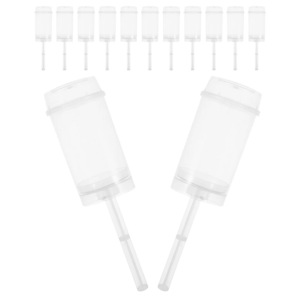 

60pcs Reusable Holders Transparent Leakproof Push Containers Clear Dessert Push Pop Cups Daily Use Storage Tube Holder Portable