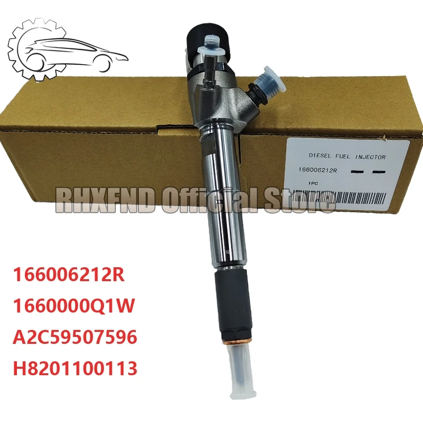 1PC Diesel Fuel Injector 166006212R H8201100113 A2C59507596 For Mercedes Benz Renault Nissan Dacia 1.5dCi K9K OM 607.951