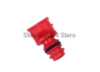 2PCS Red Plastic Shell 18mm Male Thread Dia Air Compressor Oil Plugs