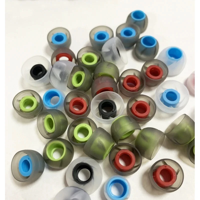 Spiral Ear Tips For Earphone Silicone Case Ear Pads Earphone Gel Covers Earbuds Headphone Eartips Earplug Cushion 3pairs