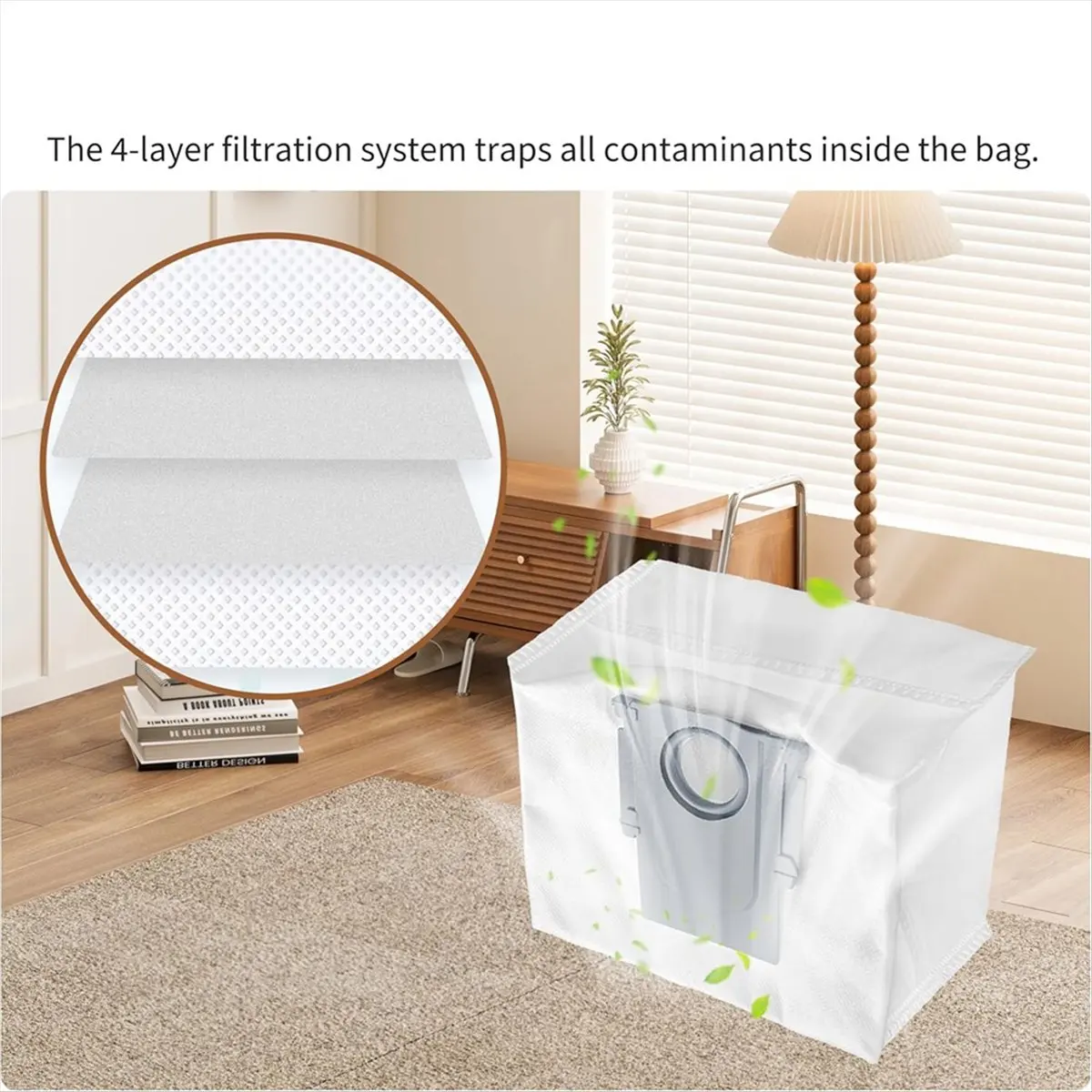 【BRAND NEW】Dust Bags for Q5 Max+ /S8+ /S8 Pro Ultra /S7 MaxV Ultra /S7 Max Ultra Robotic Vacuum Replacement Parts