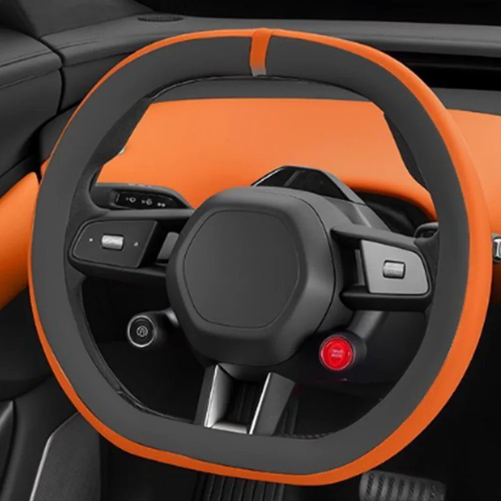 Car Steering Wheel Cover For Xiaomi YU7 Four Season Universal Ultra-thin Breathable Handlebar Cover Interior Accessories