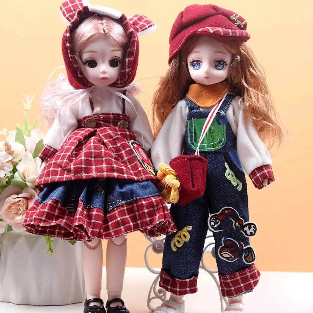 Multiple Movable BJD Dolls and Clothes Removable Joint Attractive Eyes 30cm 1/6 BJD Dolls Colorful Butterfly Wing