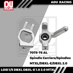 ADU RACING 7075-T6 AL front wheel hub Spindle Carriers/Spindles/Hubs:LOSI MTXL/DBXL-E/DBXL 2.0 LOS254005