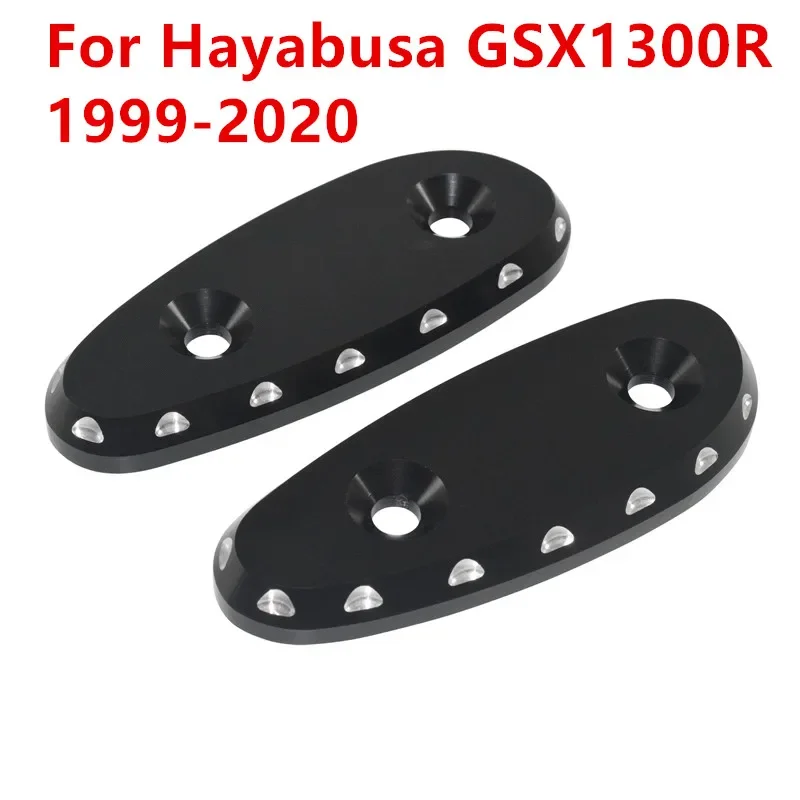 Motorbike 2pcs Rearview Mirror Seat Decorative Cover Mirror Base For Suzuki Hayabusa GSX1300R GSXR1300 1999-2020