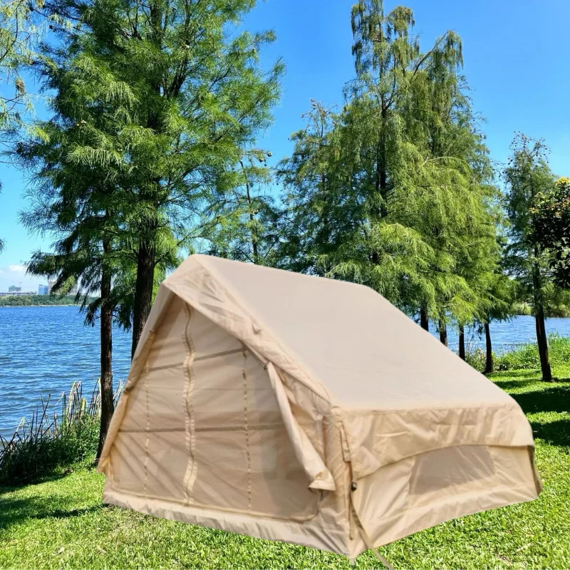 

Inflatable Tent Outdoor Camping Rainproof Warm Thickened Camping Overnight Full Equipment Oxford Cloth Folding